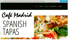 Tablet Screenshot of cafemadrid.net